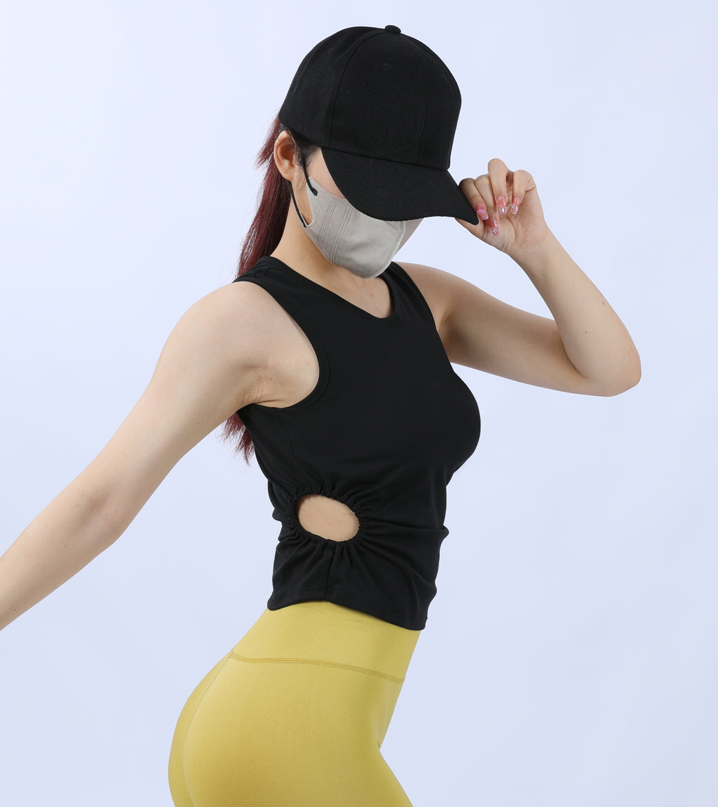 LOVESOFT Women Fashion Waist wrinkle Workout Shirts Yoga Tops Running Fitness Sports Short Sleeve Tees